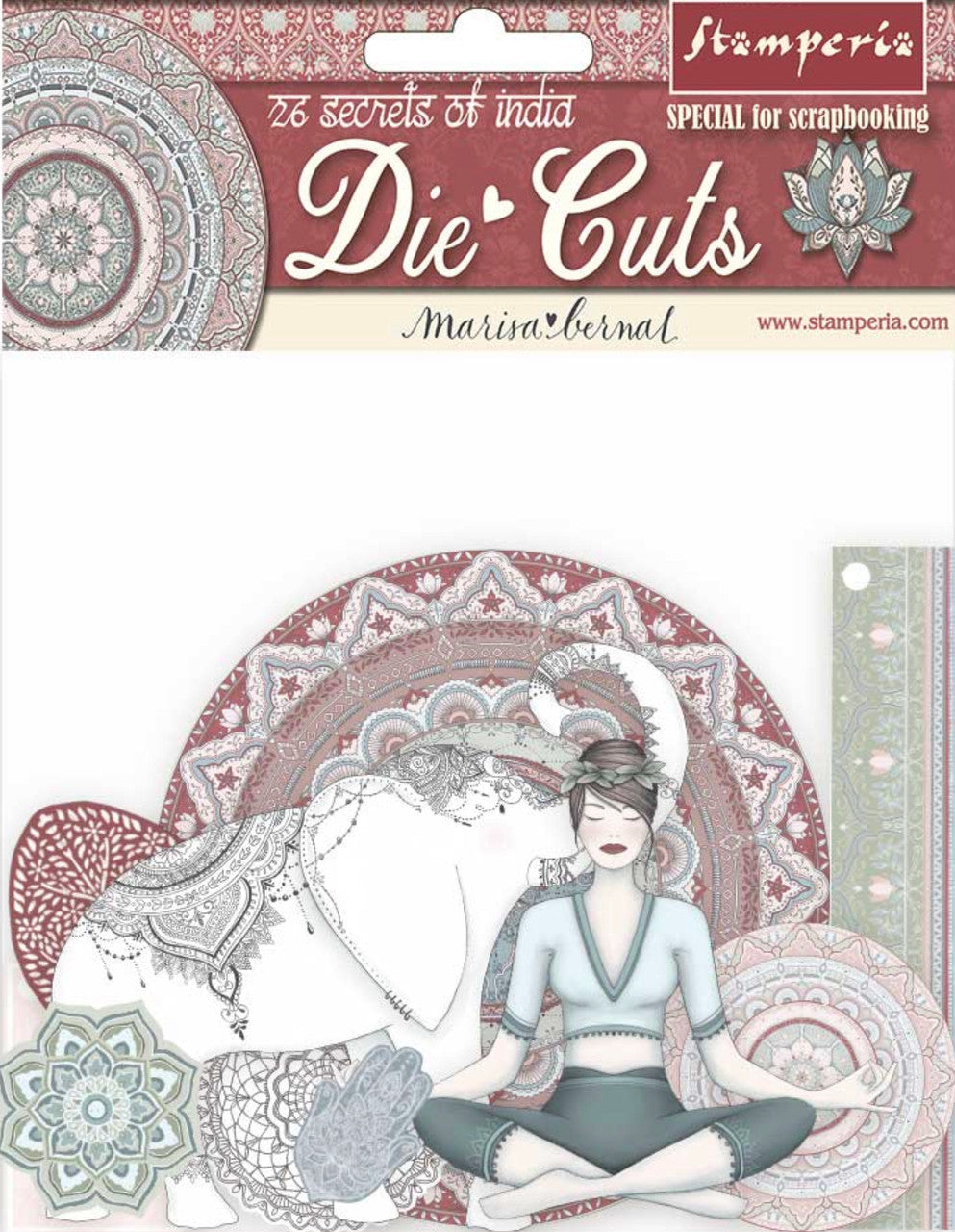 Stamperia Die Cuts 26 Secrets of India